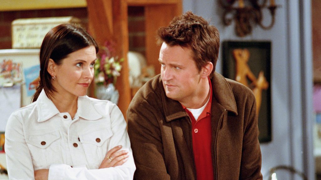 Courteney Cox says Matthew Perry 'relied' on being funny while filming Friends for his 'self-worth'