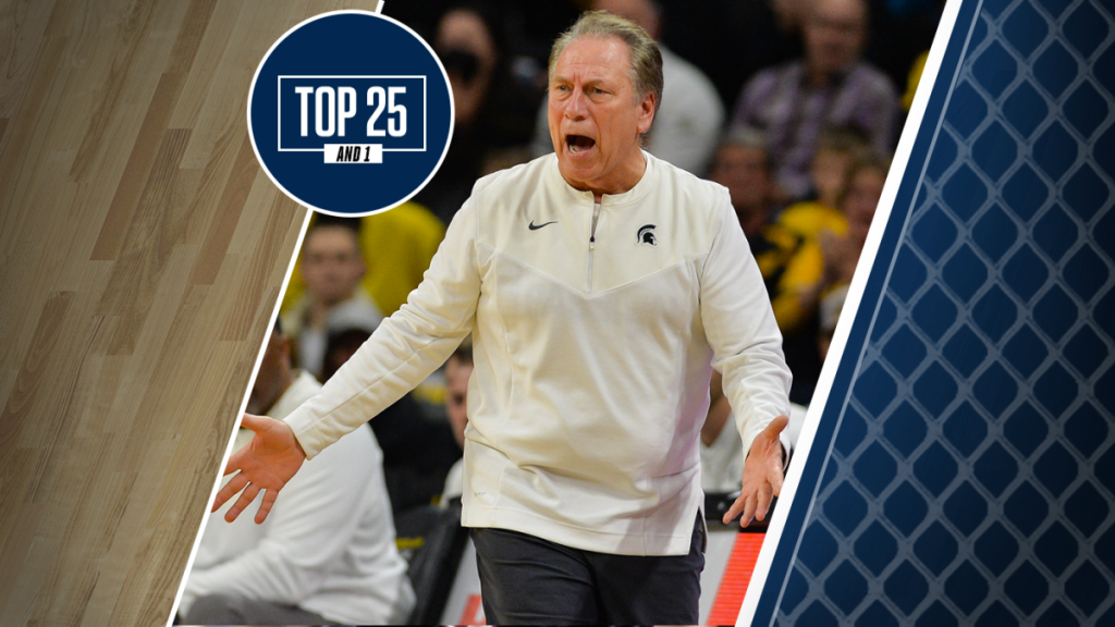College Basketball Rankings: Michigan State replaces Iowa in top 25 and 1 after losing 26 points to the Hawkeyes