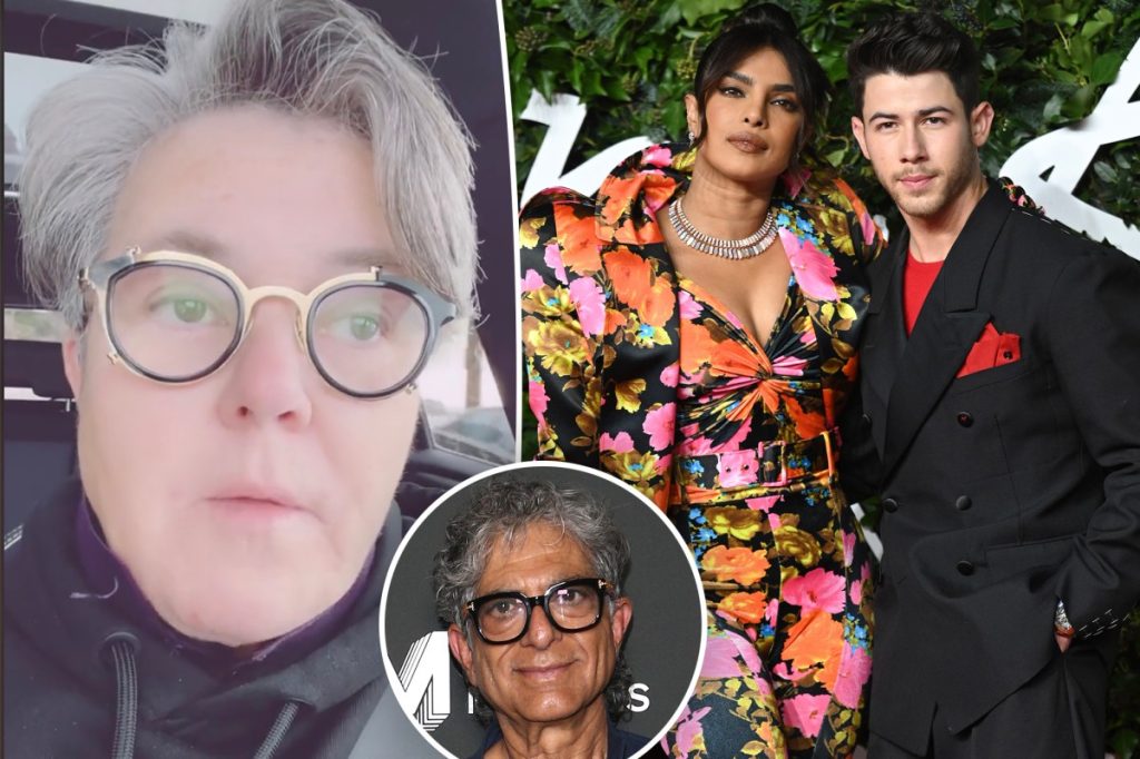 Rosie O'Donnell thought Priyanka and Deepak Chopra were connected