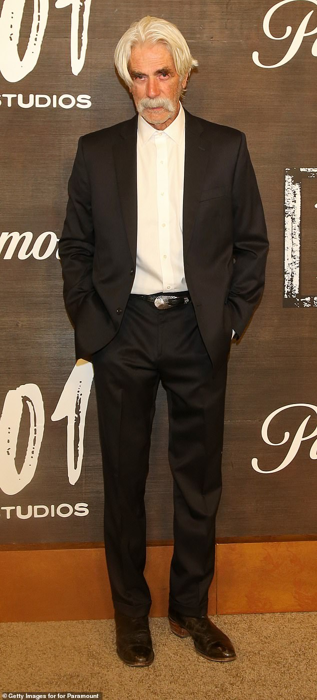 Sam Elliott attends the world premiere of "1883" At the Encore Beach Club at Encore Las Vegas on December 11, 2021 in Las Vegas, Nevada