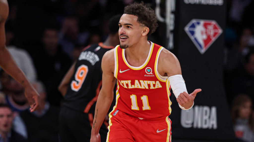 Hawks' Trae Young come close to ending the Knicks' hopes of playing skinny, finishing where they left off at Madison Square Garden