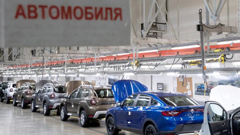 Renault suspends production at its Moscow facility as Ukrainian leaders call for a boycott