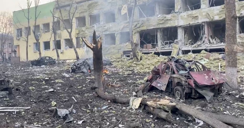 Ukraine accuses Russia of genocide after bombing a children's hospital