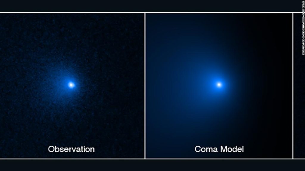 Hubble detects a massive comet that will swing by the sun in 2031