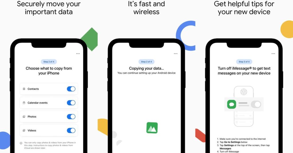 Google's iPhone app to wirelessly switch to Android will be ready for Pixel owners in a few weeks