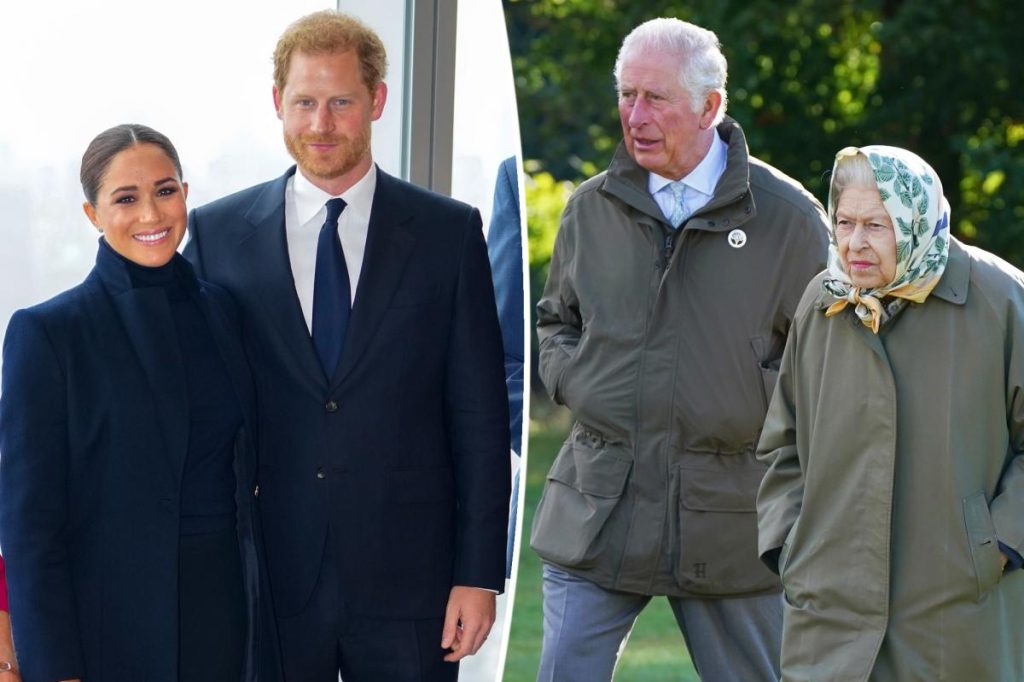 Prince Harry and Meghan Markle meet the Queen and Prince Charles