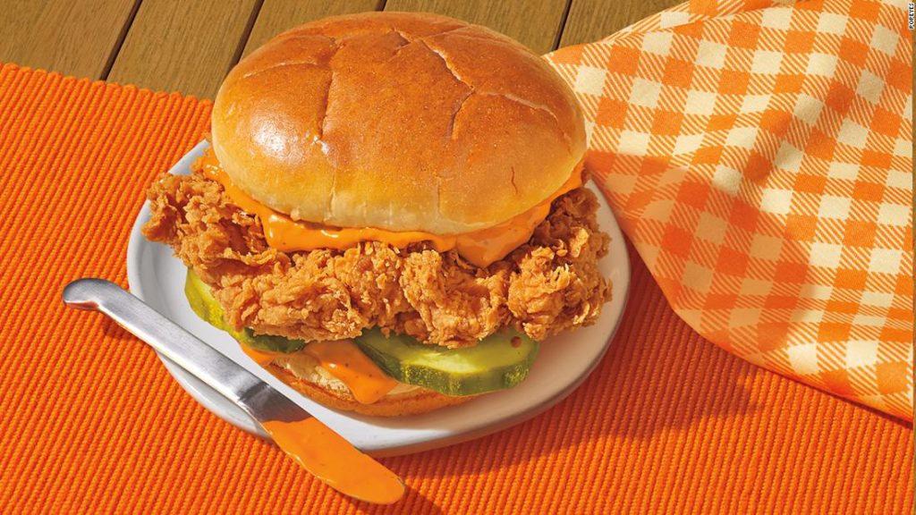 Popeyes has launched a new spicy chicken sandwich as the competition heats up