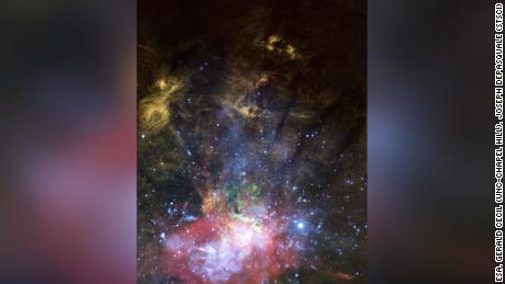 Astronomers have discovered a burp caused by devouring stars from our Milky Way's black hole
