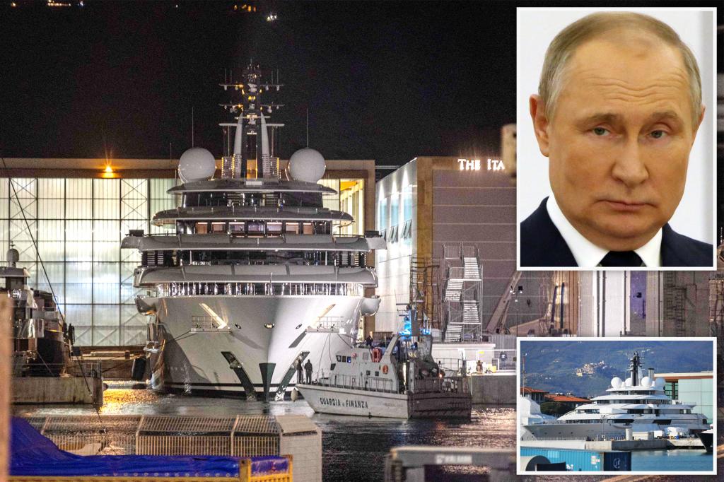 A $700 million luxury yacht linked to Vladimir Putin has been seized by Italy