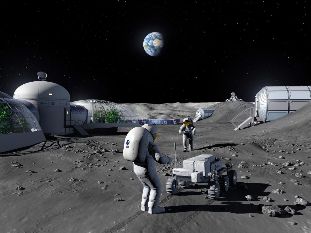 Lunar soil can be used to generate oxygen and fuel for astronauts on the moon