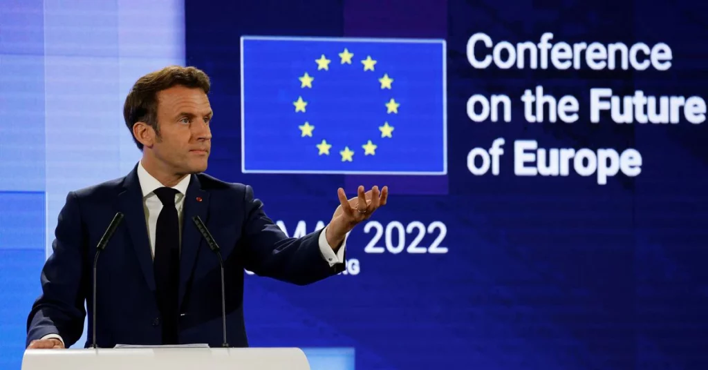 Glimpse into Ukraine and Britain, Macron proposes a new European entity
