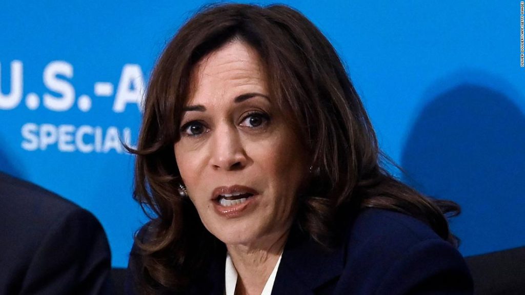 Kamala Harris at the head of a presidential delegation to the UAE after the death of the leader