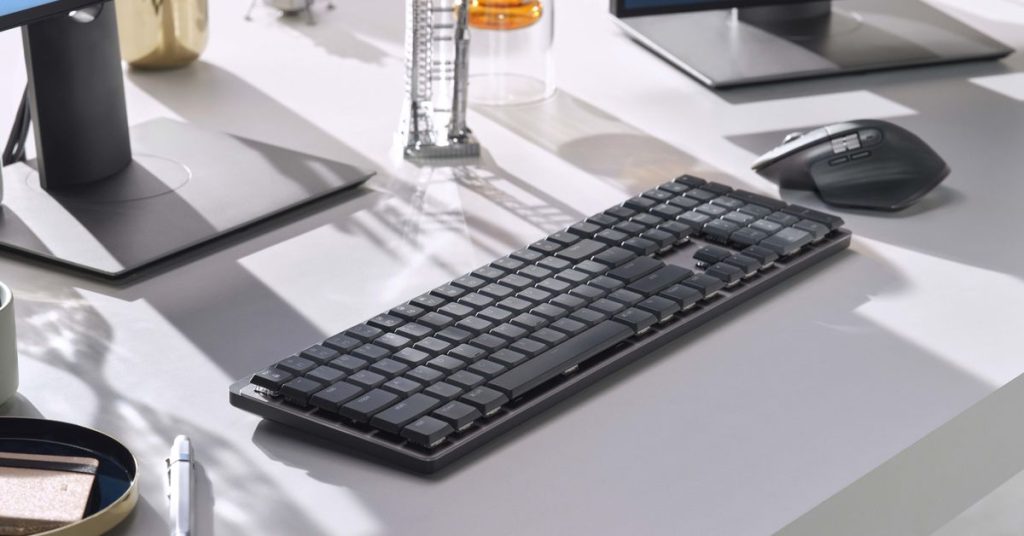 Logitech's new mouse and keyboard delivers a quieter click and more clicking in a row