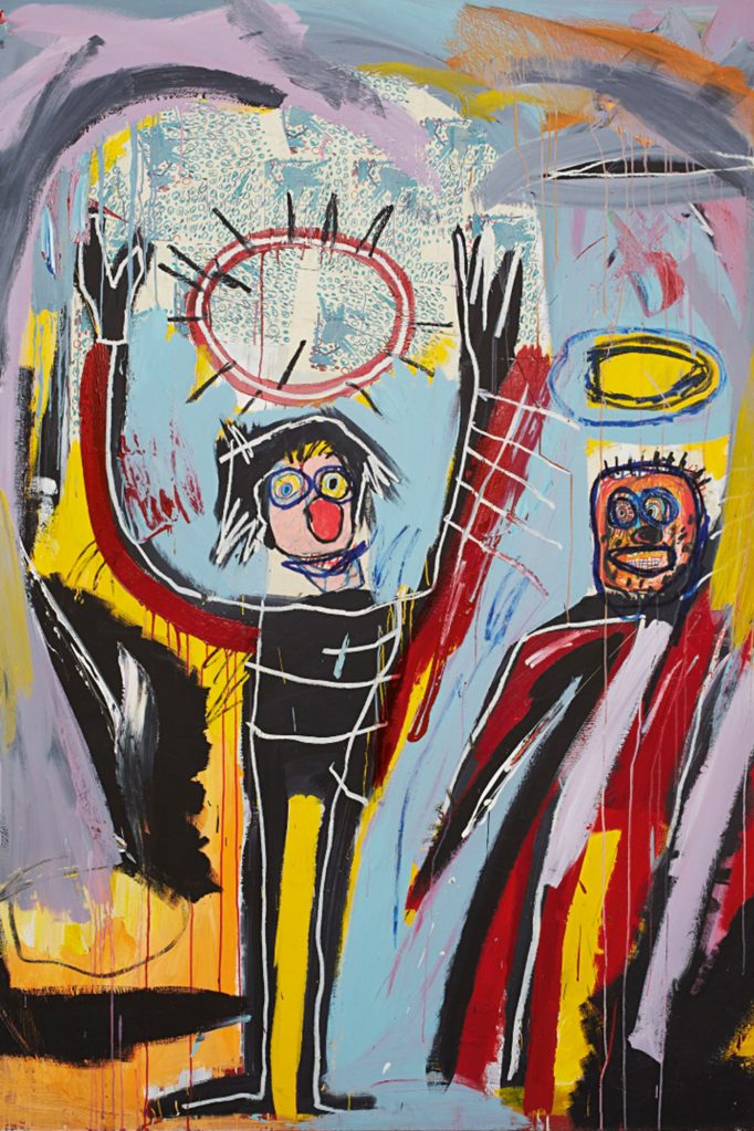 It is claimed that Jean-Michel Basquiat's painting 