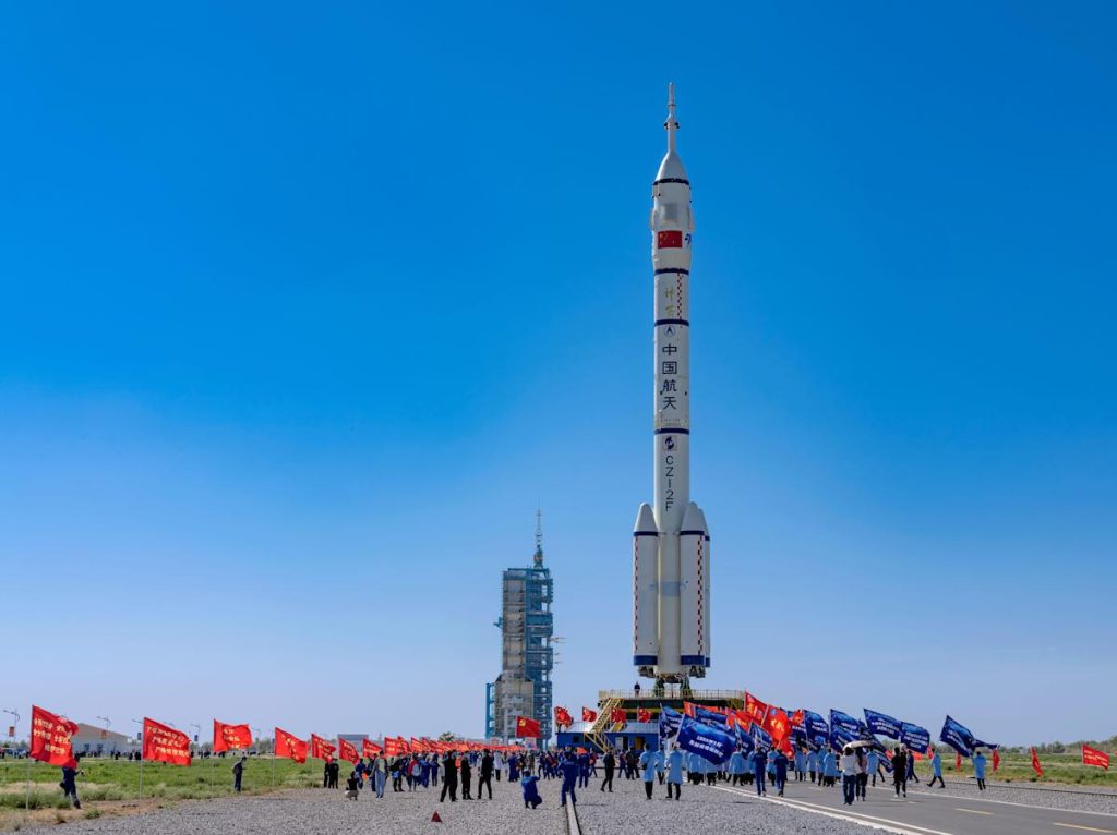 A Chinese space center discovered a mysterious jamming device outside its base just weeks before the launch of a manned rocket