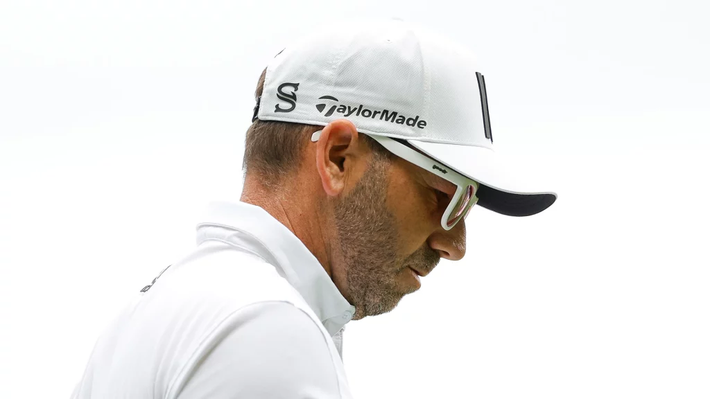 After the ball hunt time passed, Sergio Garcia said "I can't wait to leave this round"