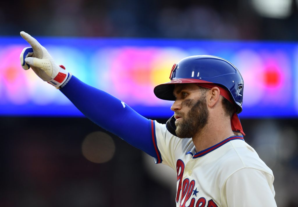 Bryce Harper has a tear in his UCL and won't shed for four weeks