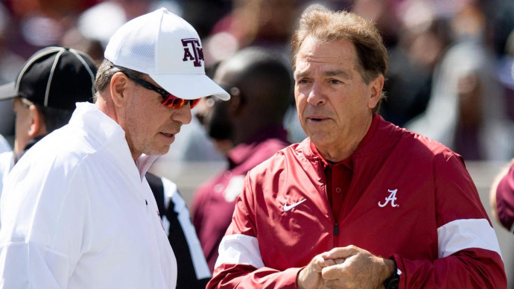 Nick Saban of Alabama delves into not being out of control: '[Texas] A&M bought every player on their team.”