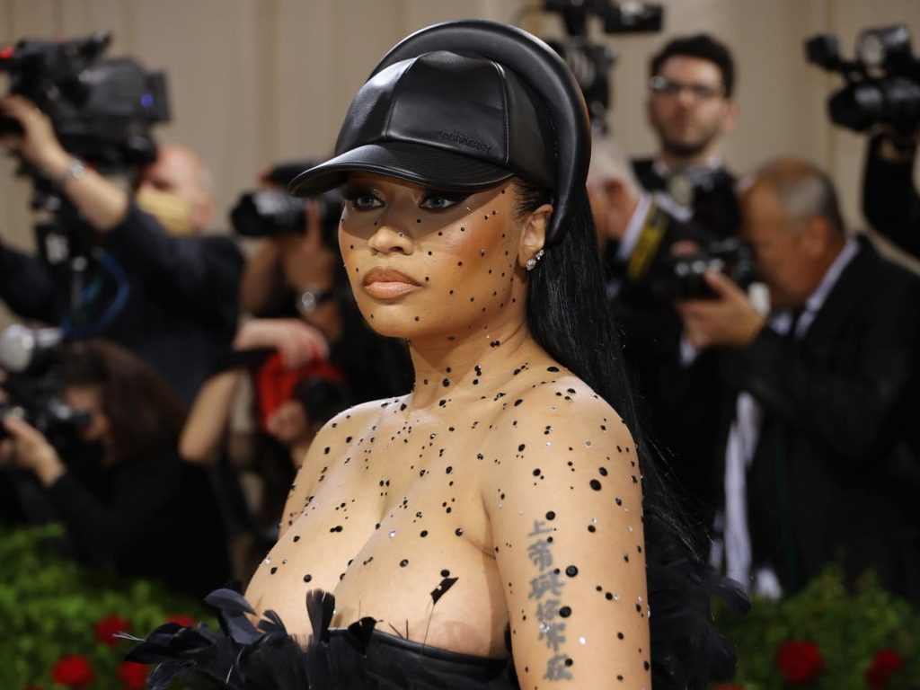 Nicki Minaj addresses her wardrobe malfunction at the Met Gala