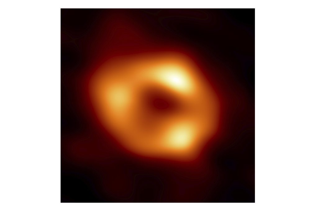 The first image was taken of a black hole in the center of the Milky Way