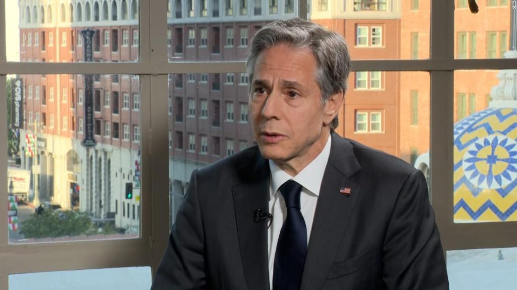 Blinken says the immigration challenges facing the United States at the southern border "beyond anything anyone has seen before."