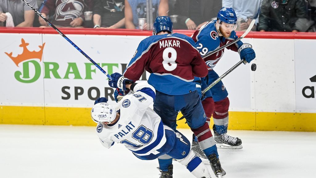 Colorado Avalanche coach Jared Bednar says the key call that turned Game 5 "was tough"