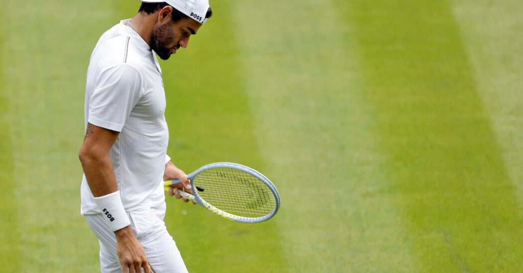 Matteo Berrettini withdraws from Wimbledon due to the Corona virus