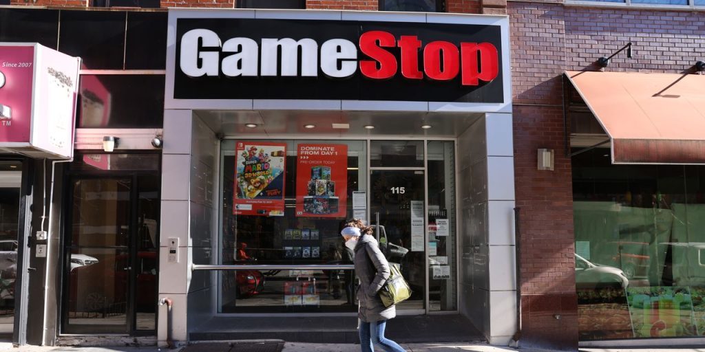 GameStop plans 4 for 1 stock split.  Its shares are on the rise.