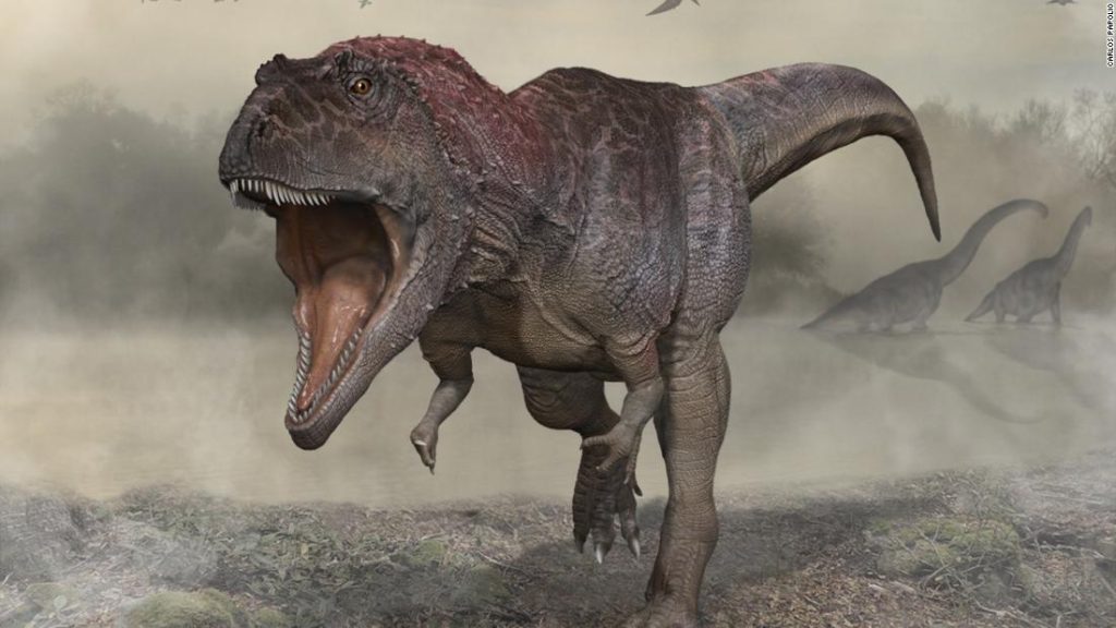 New species of dinosaurs with small arms like T. rex . have been discovered