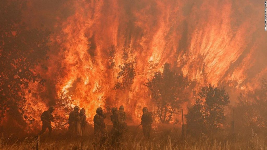 Europe battles wildfires in scorching heat