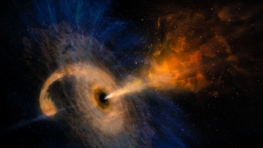 A star orbiting the black hole of the Milky Way at 18 million miles per hour
