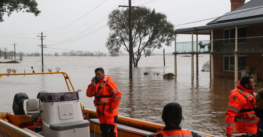 Australia floods worsen as thousands flee their homes in Sydney