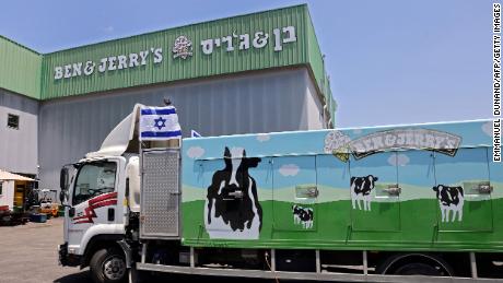 Ben & amp;  Jerry stopped making ice cream in Israel.  Its Israeli factory is suing
