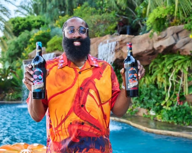 James Harden collaborated with Accolade Wines to release the J-HARDEN range of wines.  (Provided by Accolade Wines)