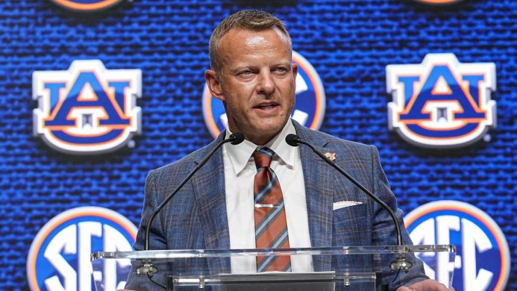 SEC Media 2022 Days: Auburn's Brian Harsin resilient after attempted coup, focus on positives ahead of year two