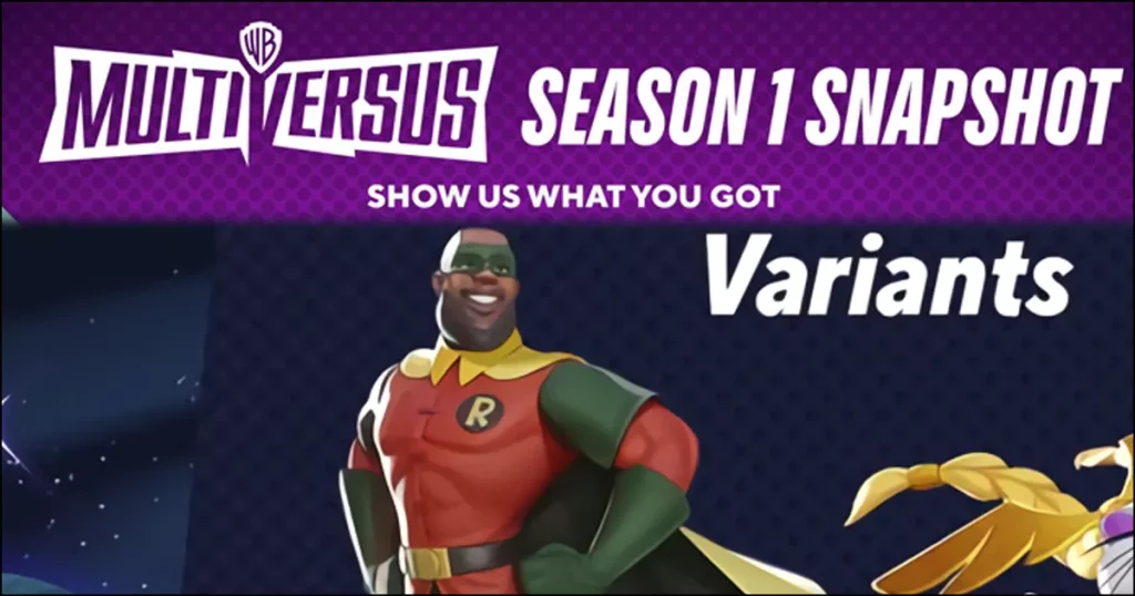 MultiVersus announced new outfits, styles, and more in Season 1, including LeBron James as Robin