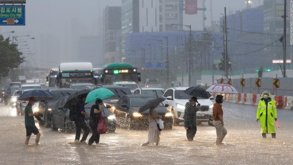 Seoul floods: Record rain kills at least 9 in South Korea's capital as buildings inundated and cars inundated