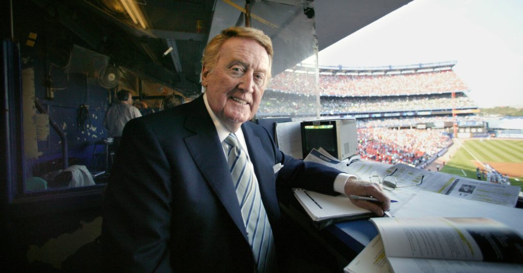 Finn Scully, voice of the Dodgers for 67 years, dies at 94