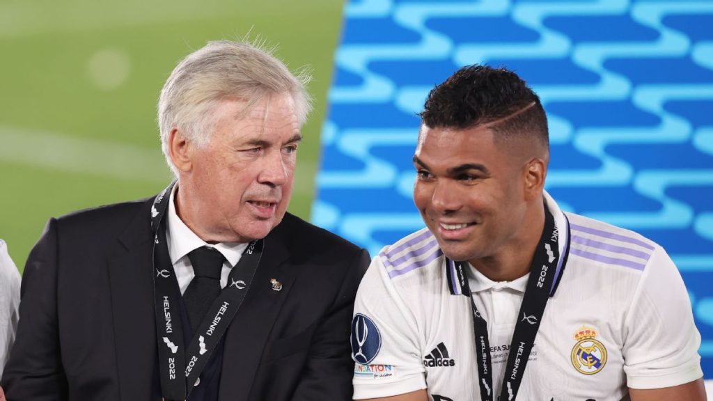 Real Madrid's Casemiro is determined to join Man United