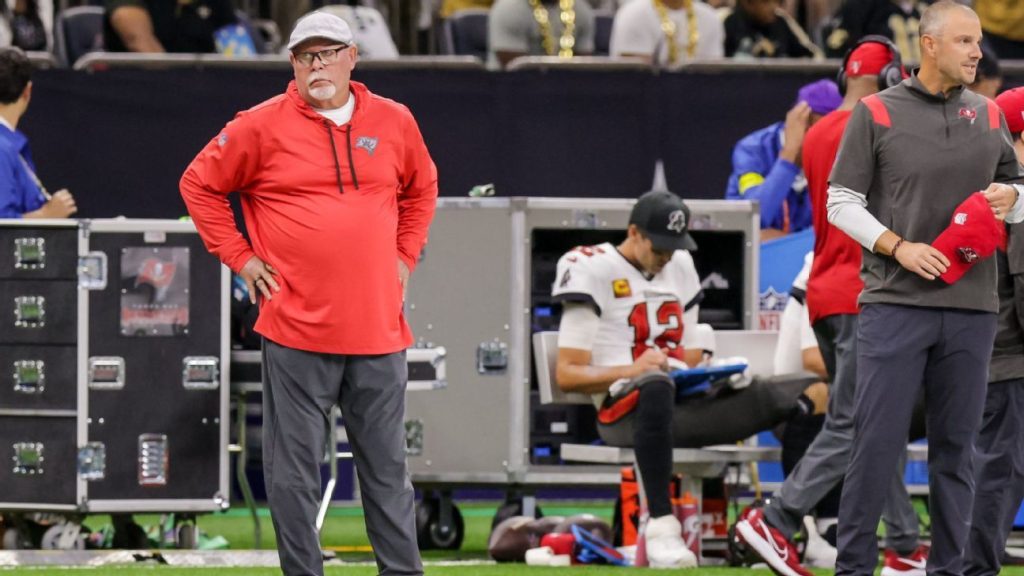 NFL warns Bruce Arians of the Tampa Bay Buccaneers about lateral behavior in Week 2