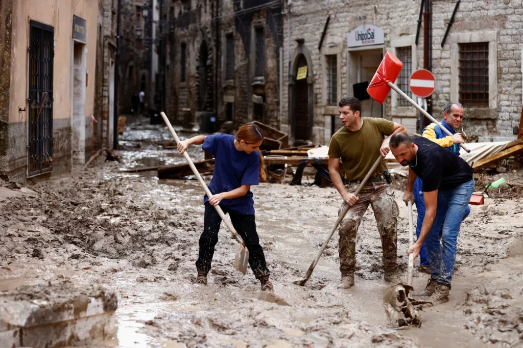Nine dead after floods hit the Italian region of Marche