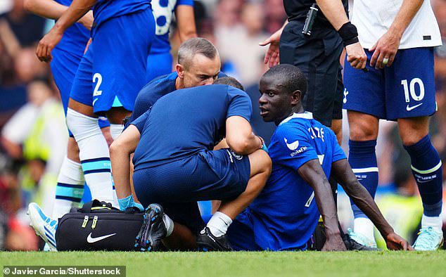 The 31-year-old sustained the injury in Chelsea's 2-2 draw with Tottenham on August 14