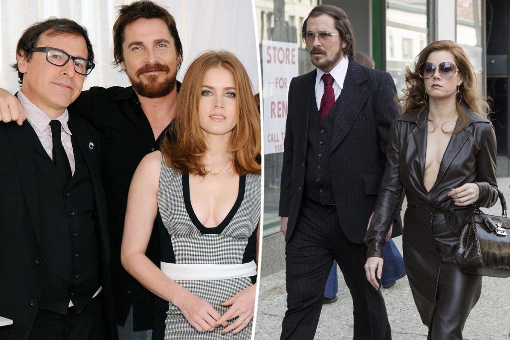 Christian Bale was the "middleman" between Amy Adams and the director of "American Hustle"