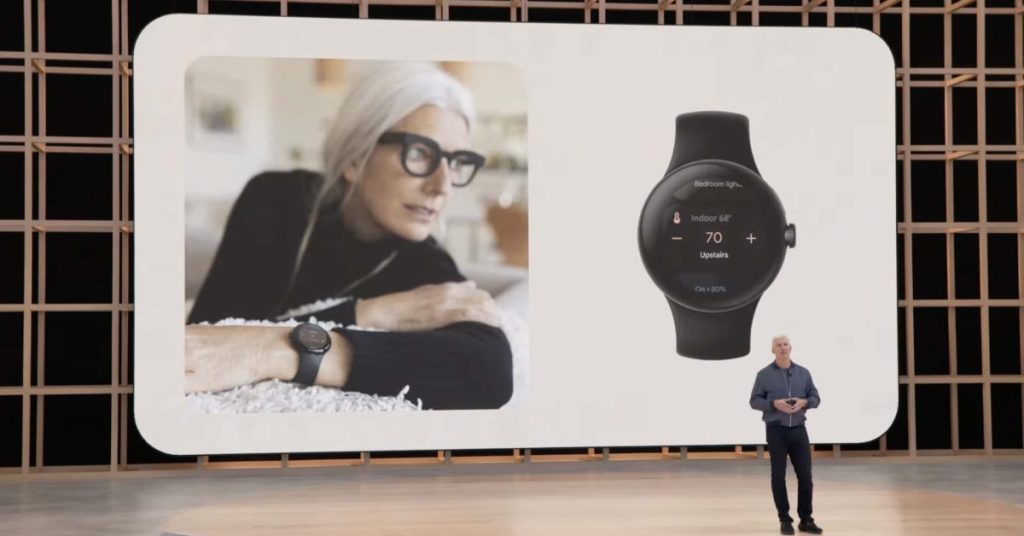 Here's the face of Pixel Watch Photos and Google Home for Wear OS