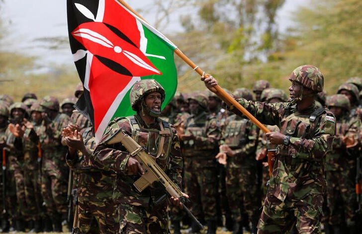 Kenyan President William Ruto sends peacekeepers to eastern Democratic Republic of the Congo in Nairobi
