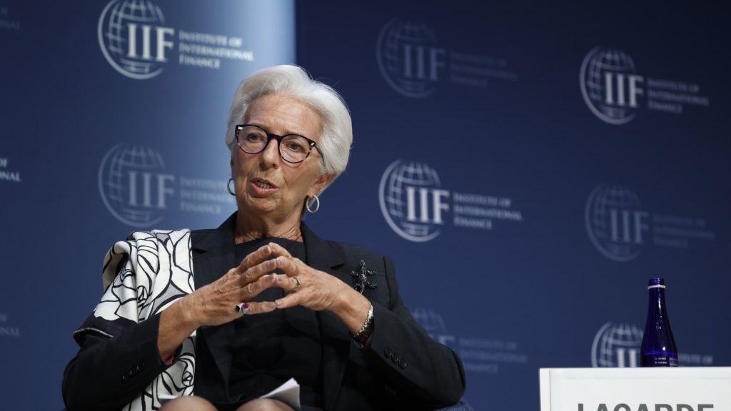 Lagarde says the European Central Bank may have to constrain growth to control inflation