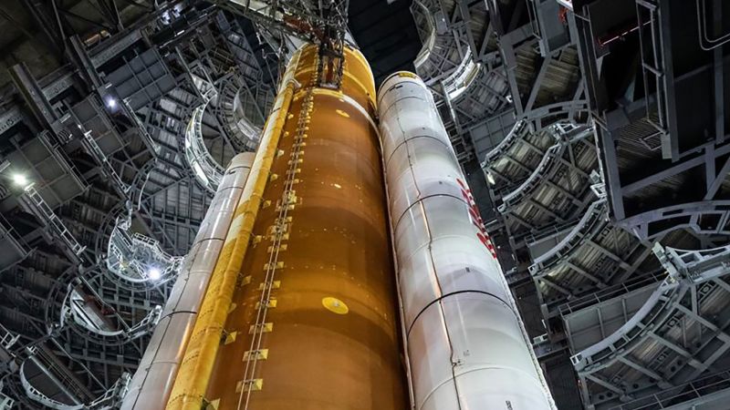 Artemis I: NASA's giant moon rocket returns to the launch pad