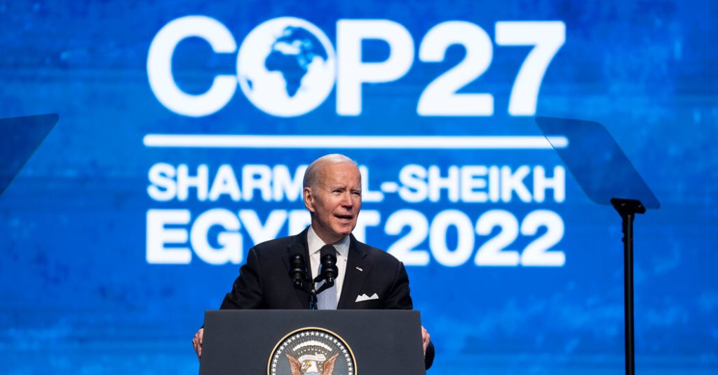 COP27 Live Updates: Mixed Reaction to Biden's Climate Summit Speech