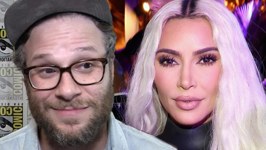 Seth Rogen Jokes About Kim Kardashian's Absence From Women In Entertainment Breakfast