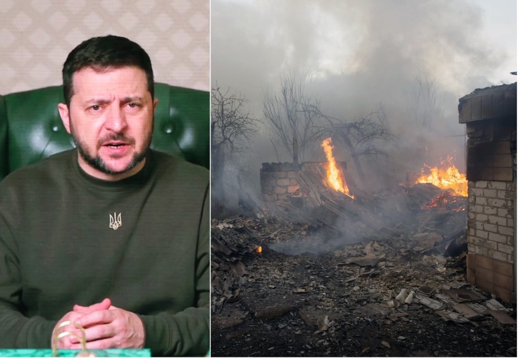 Volodymyr Zelensky Russia Ukraine War Bakhmut Donbas